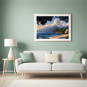 Diamantmaleri - Fred ved havet