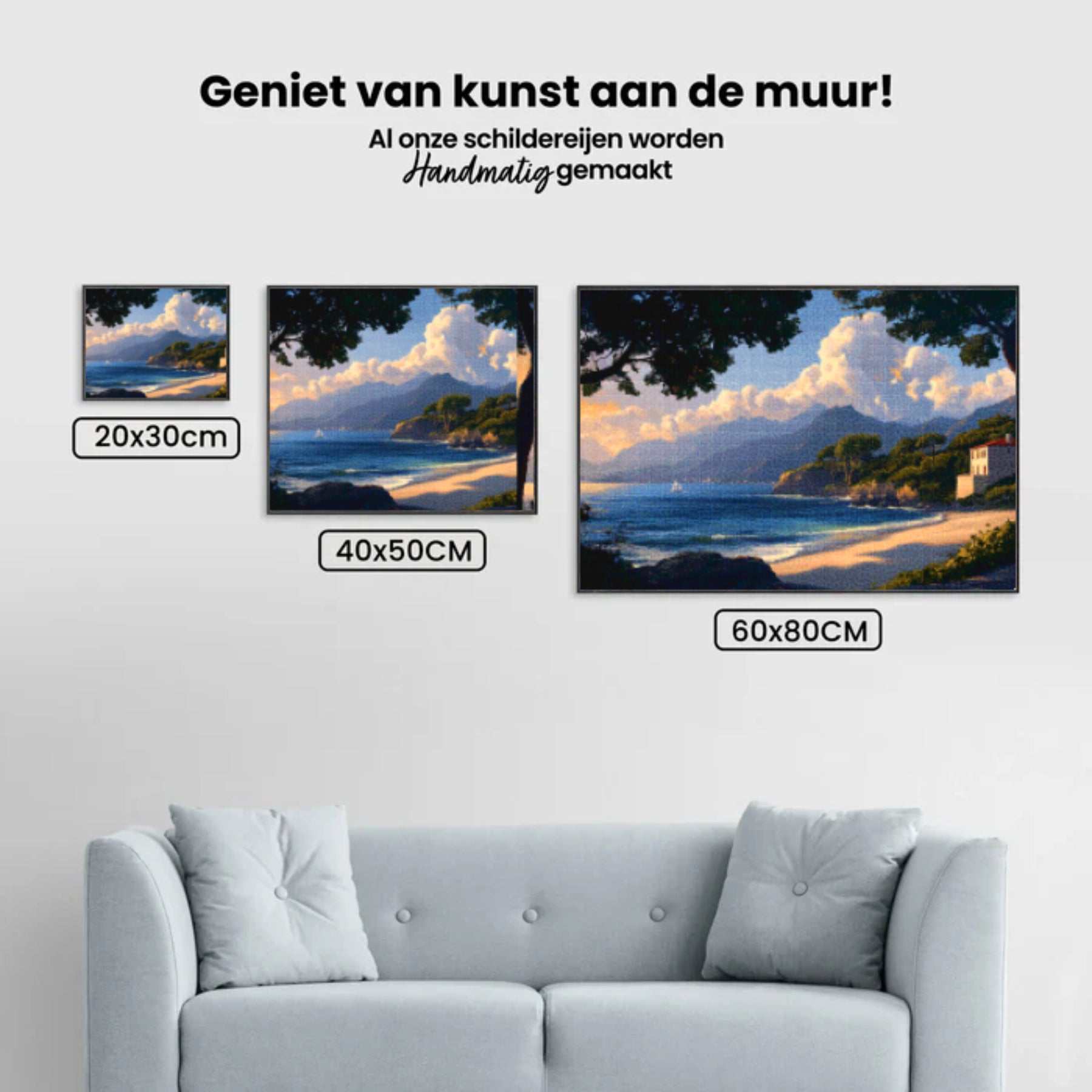 Diamantmaleri - Fred ved havet