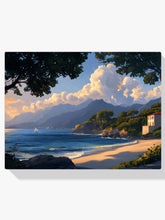 Diamantmaleri - Fred ved havet