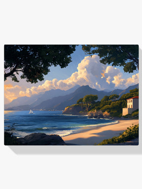 Diamantmaleri - Fred ved havet