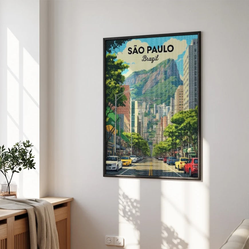 Diamantmaling - São Paulo, Brasilien
