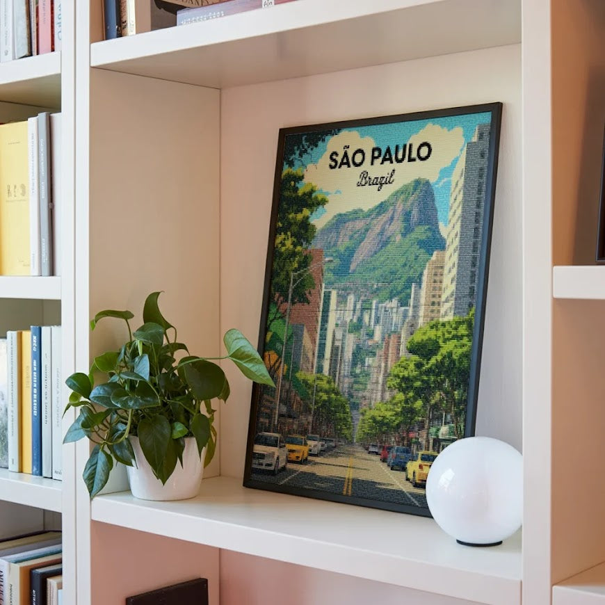 Diamantmaling - São Paulo, Brasilien