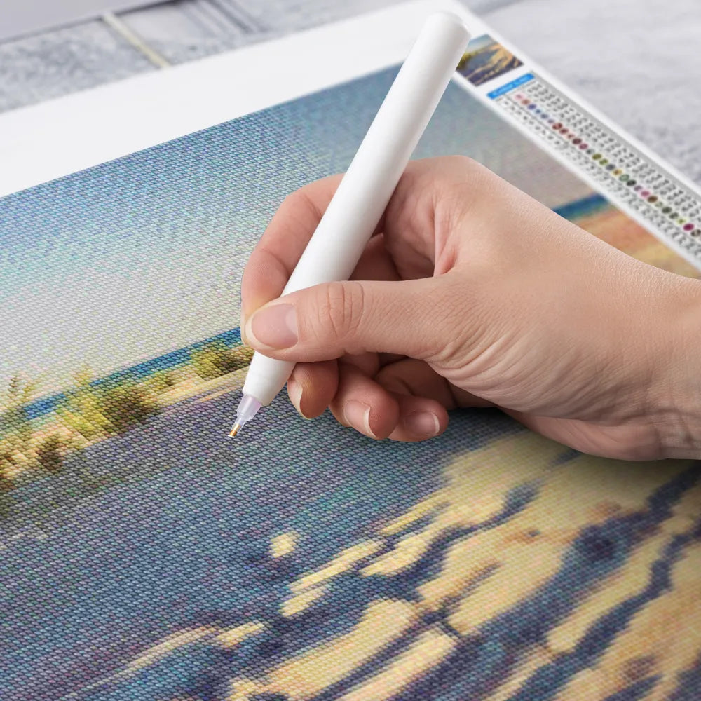 Diamantmaling - Skygger i sand