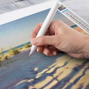 Diamantmaling - Skygger i sand