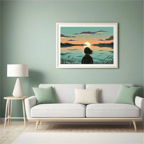 Diamantmaling - Tusmørkerefleksioner