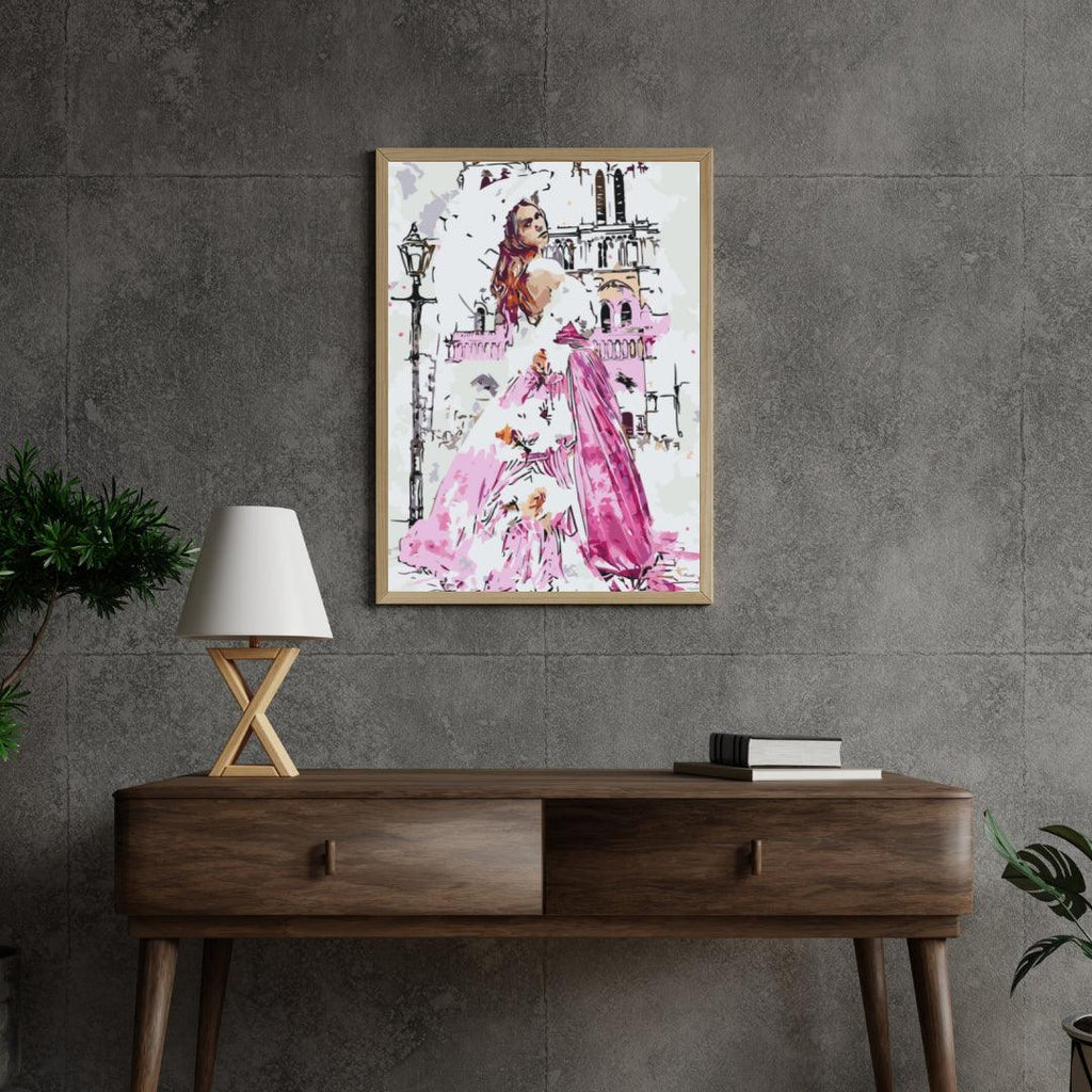 Diamantmaleri - Skønhed i Notre Dame-katedralen - SEOS Shop ®