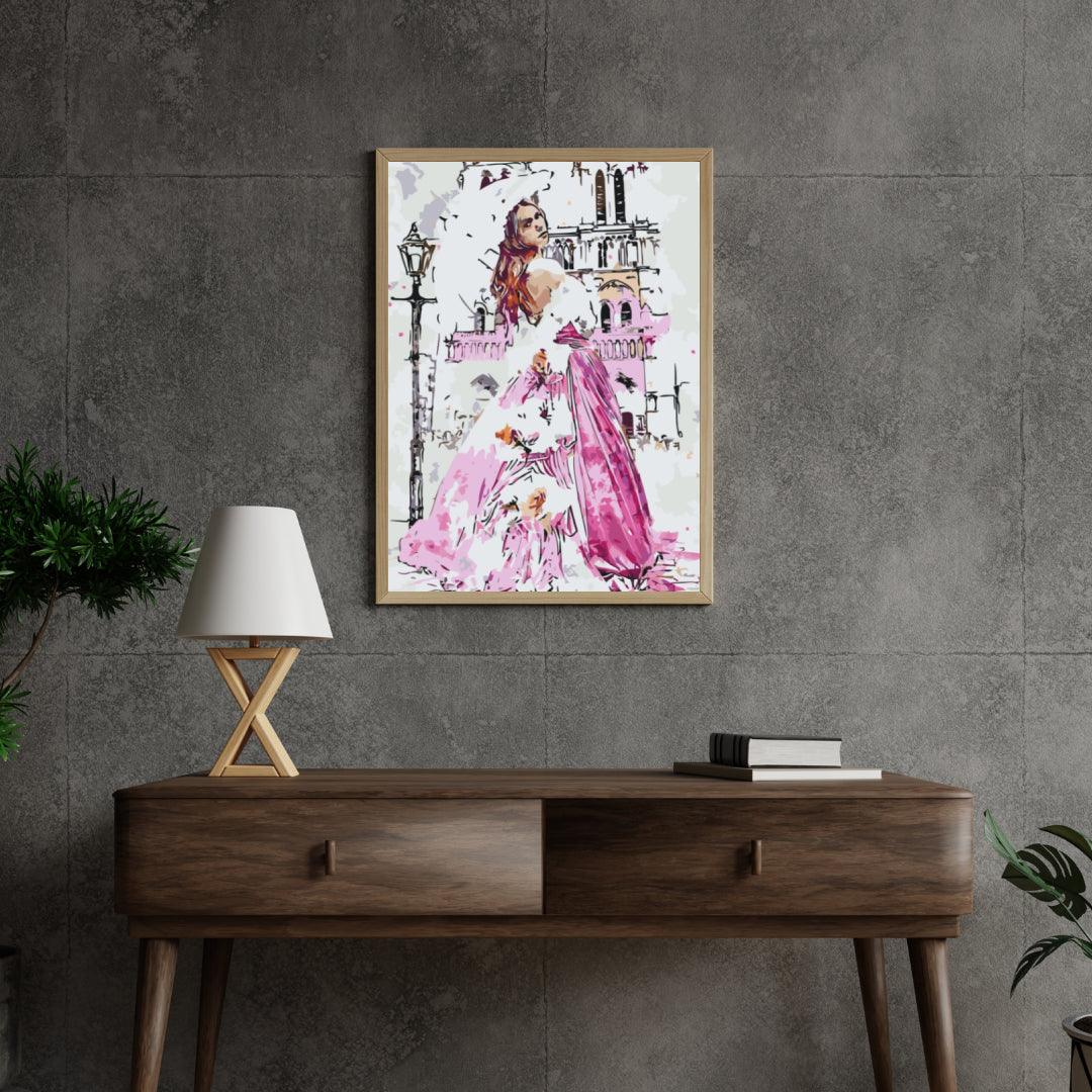 Diamantmaleri - Skønhed i Notre Dame-katedralen - SEOS Shop ®