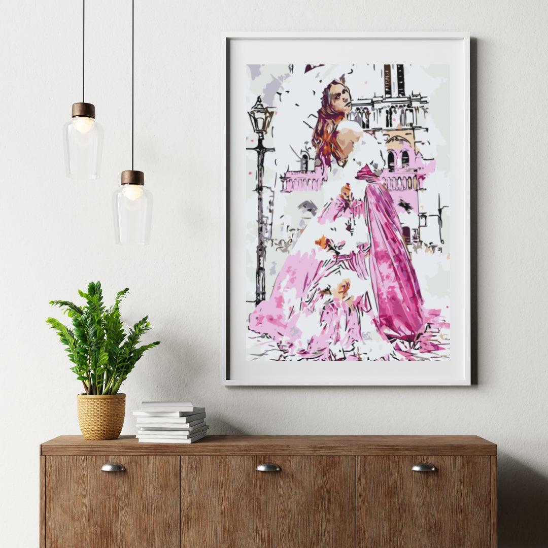Diamantmaleri - Skønhed i Notre Dame-katedralen - SEOS Shop ®