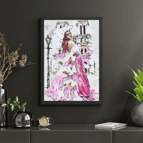 Diamantmaleri - Skønhed i Notre Dame-katedralen - SEOS Shop ®