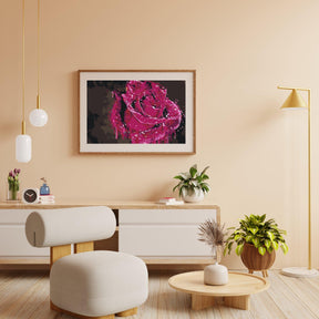 Diamantmaleri - Dekorativ rose - SEOS Shop ®