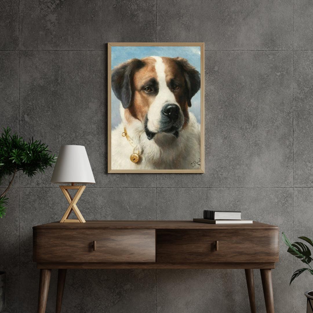 Diamantmaleri - Sankt Bernhardsmaleri: Hund