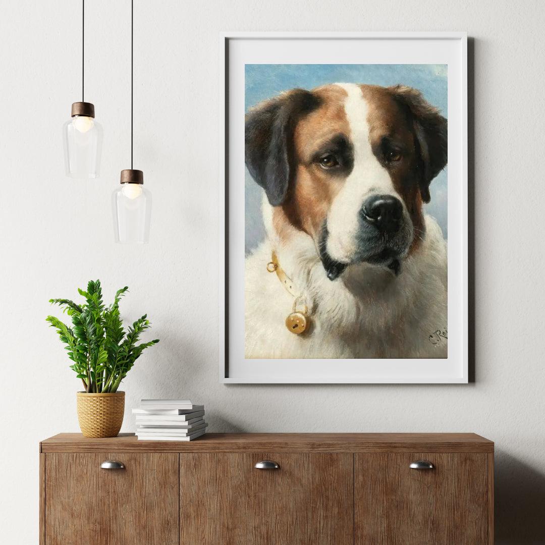 Diamantmaleri - Sankt Bernhardsmaleri: Hund