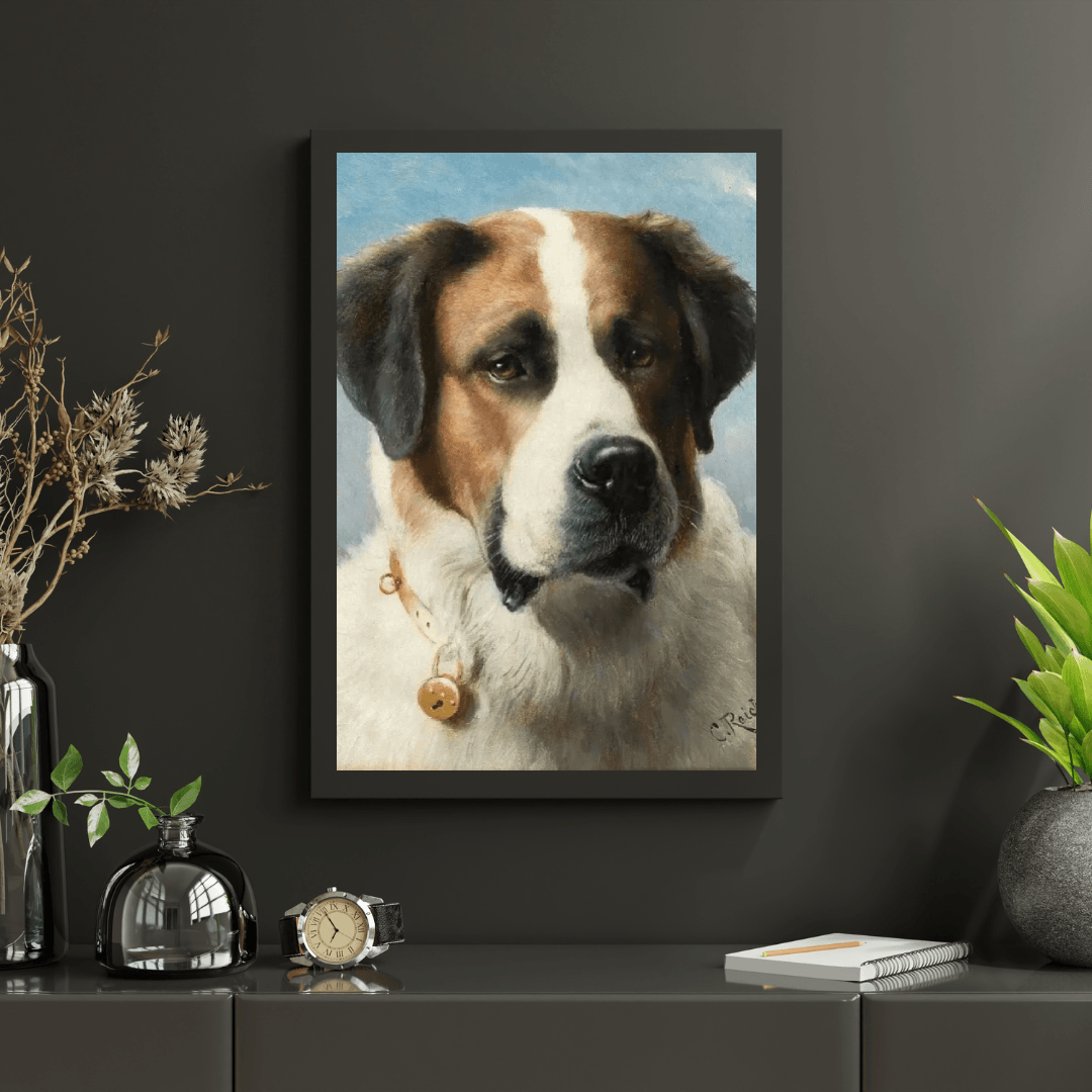 Diamantmaleri - Sankt Bernhardsmaleri: Hund