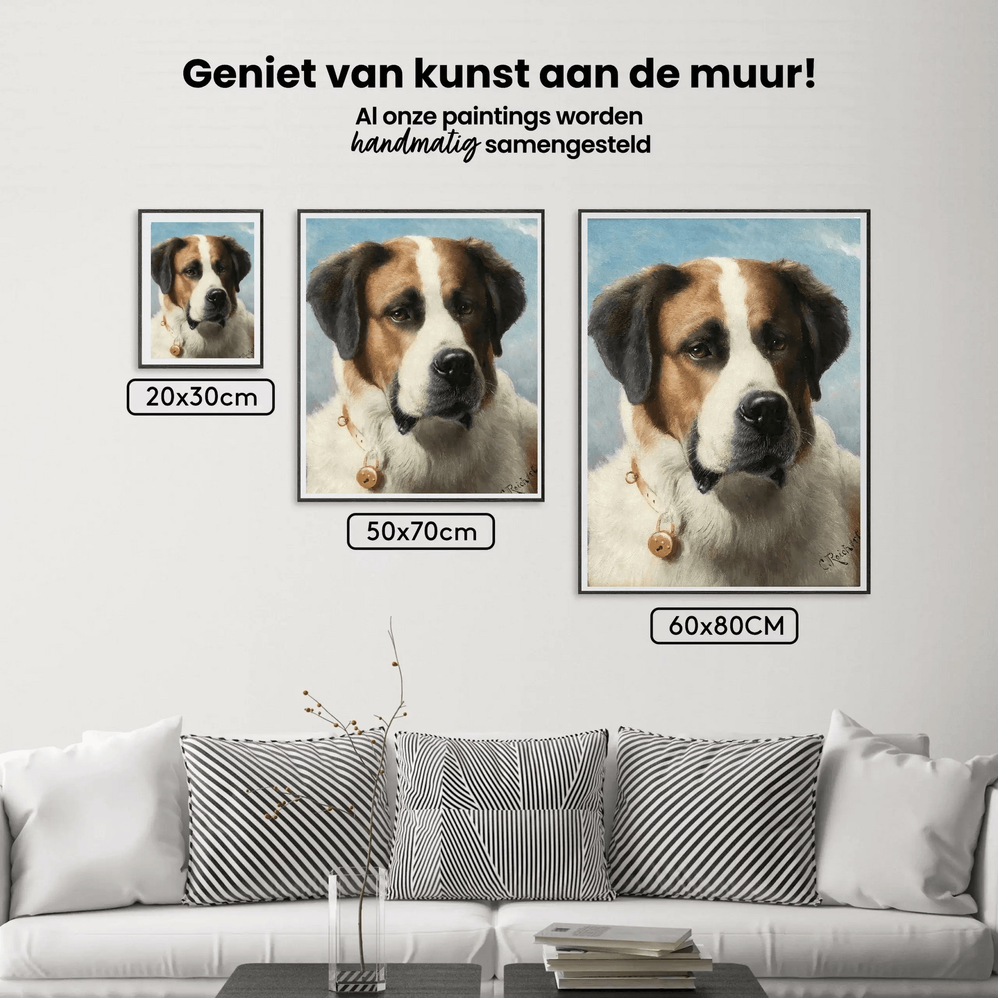 Diamantmaleri - Sankt Bernhardsmaleri: Hund
