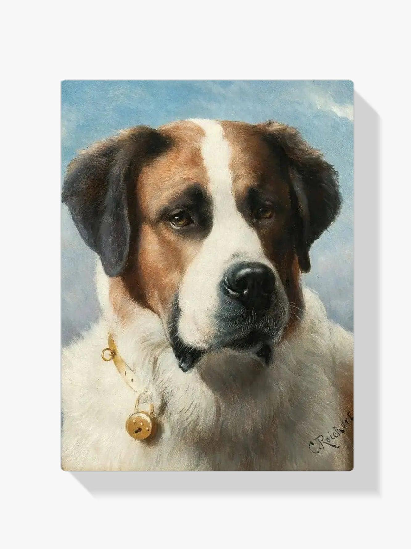 Diamantmaleri - Sankt Bernhardsmaleri: Hund