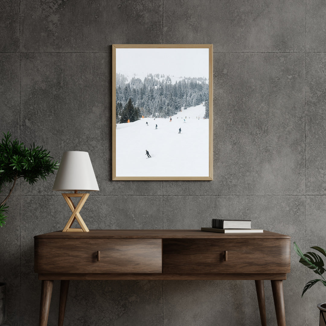 Diamantmaleri - Skipiste i Østrig