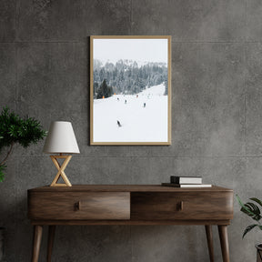 Diamantmaleri - Skipiste i Østrig