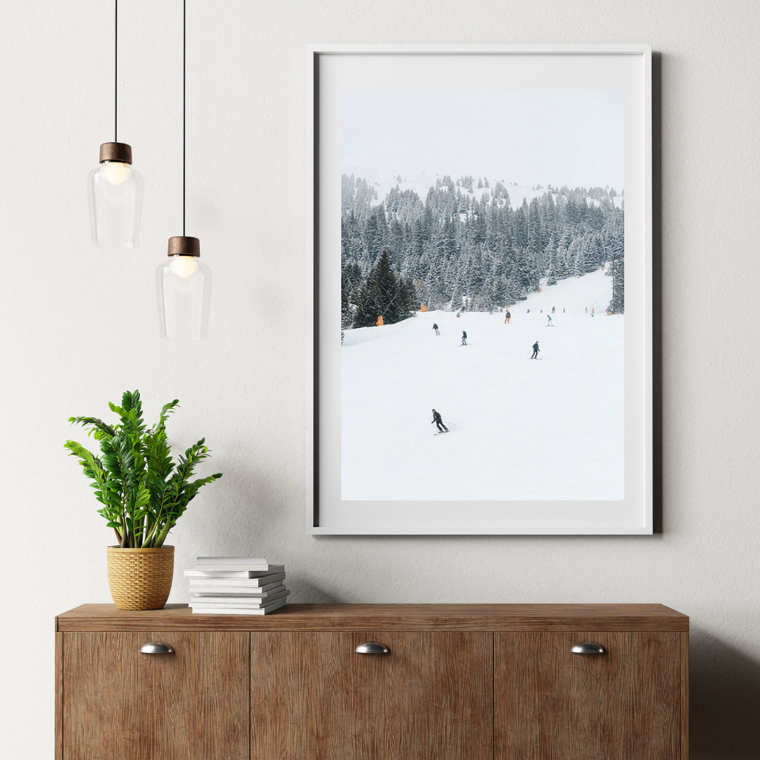 Diamantmaleri - Skipiste i Østrig