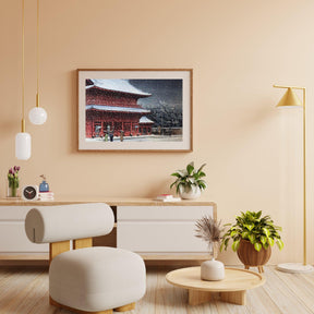 Diamantmaleri - Sne over Zojoji-templet - SEOS Shop ®