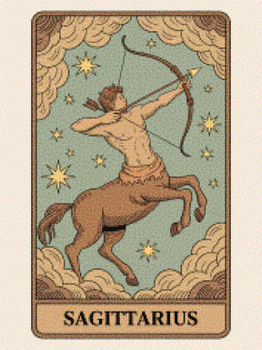 Diamantmaleri - Stjernetegn - Skytten