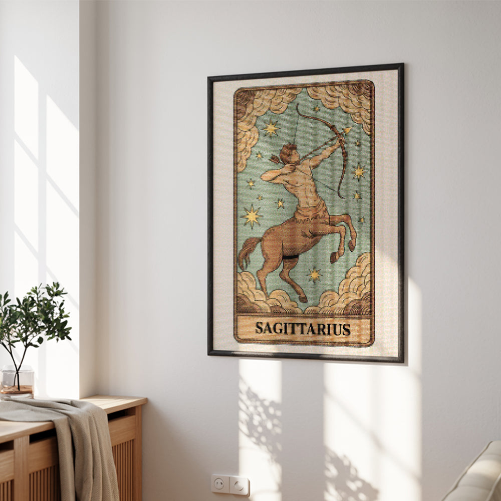 Diamantmaleri - Stjernetegn - Skytten