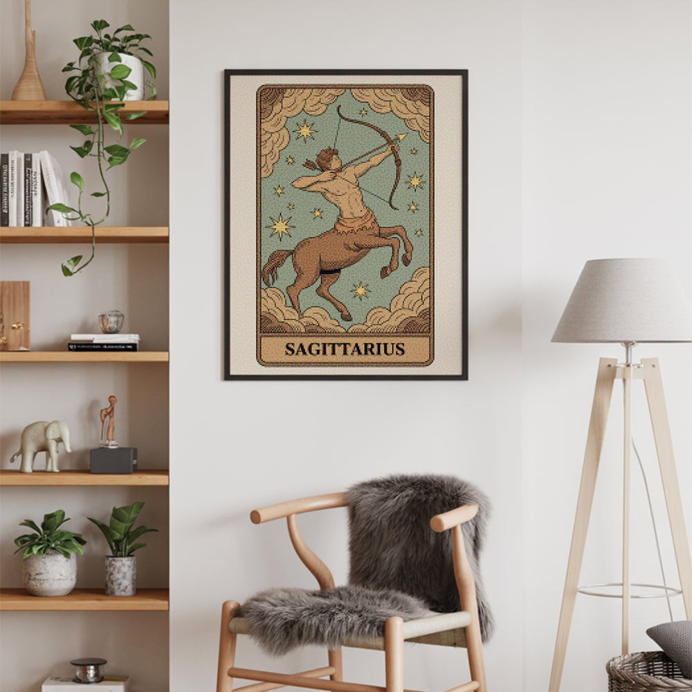 Diamantmaleri - Stjernetegn - Skytten