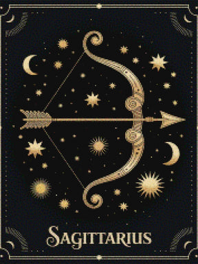 Diamantmaleri - Stjernetegn - Skytten