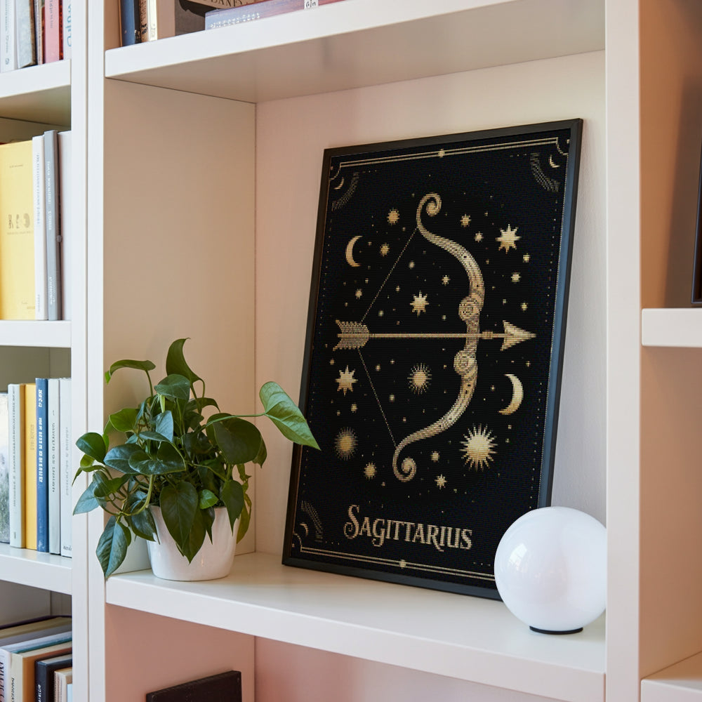 Diamantmaleri - Stjernetegn - Skytten