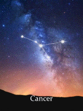 Diamantmaleri - Stjernetegn - Krebs