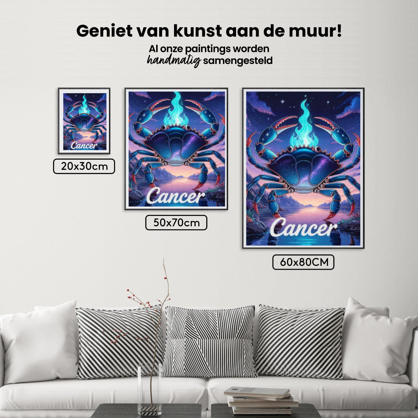 Diamantmaleri - Stjernetegn - Krebs