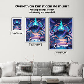 Diamantmaleri - Stjernetegn - Krebs