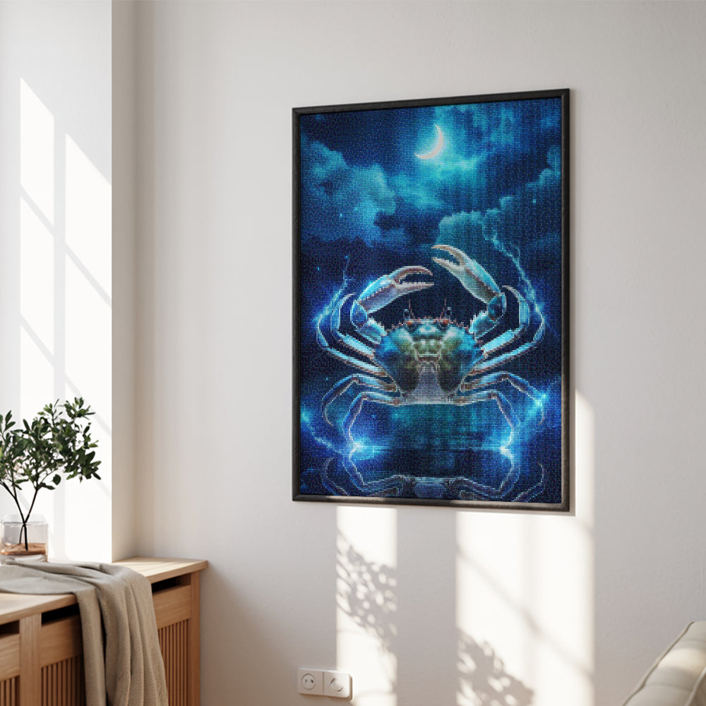Diamantmaleri - Stjernetegn - Krebs