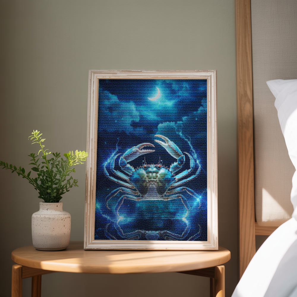 Diamantmaleri - Stjernetegn - Krebs