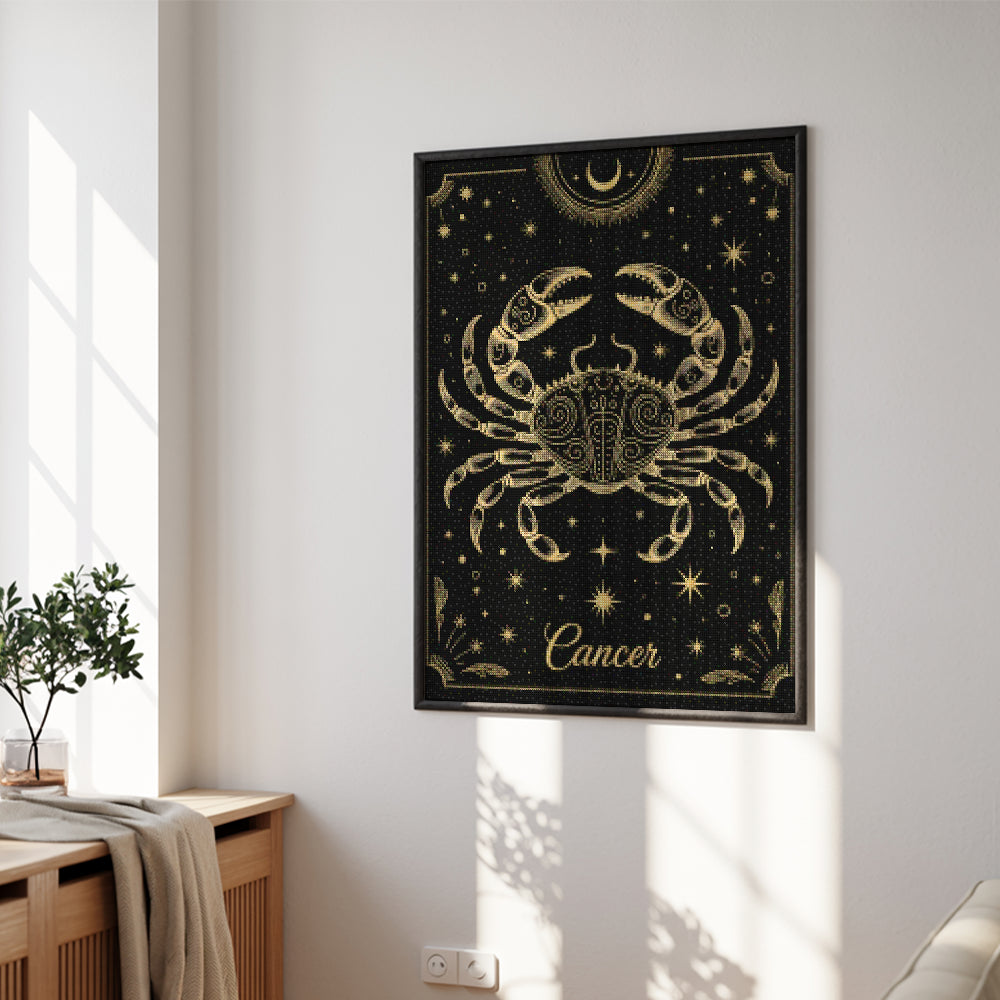 Diamantmaleri - Stjernetegn - Krebs