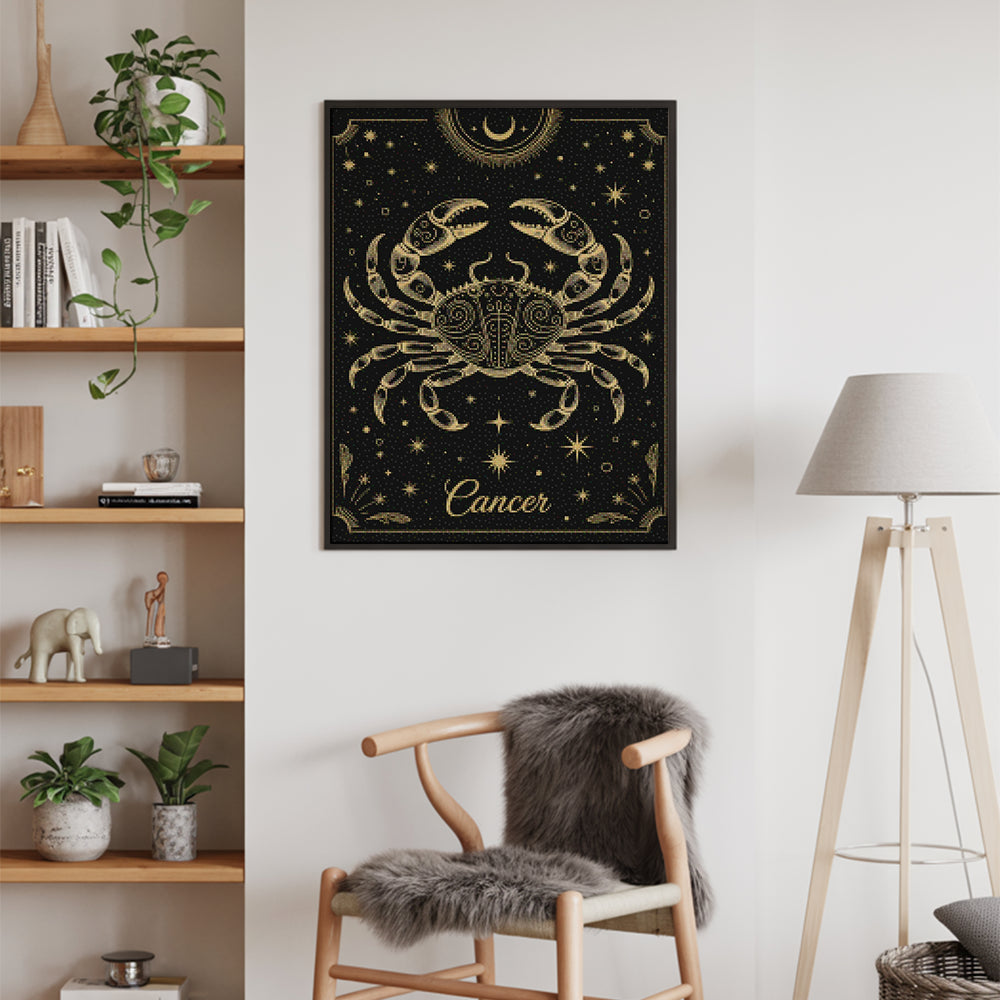 Diamantmaleri - Stjernetegn - Krebs