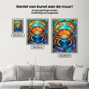 Diamantmaleri - Stjernetegn - Krebs