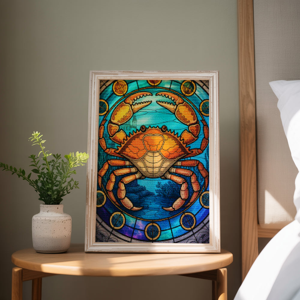 Diamantmaleri - Stjernetegn - Krebs