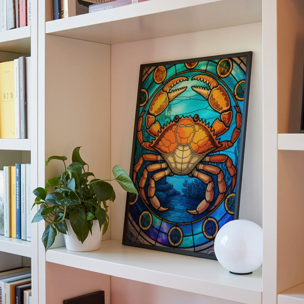 Diamantmaleri - Stjernetegn - Krebs