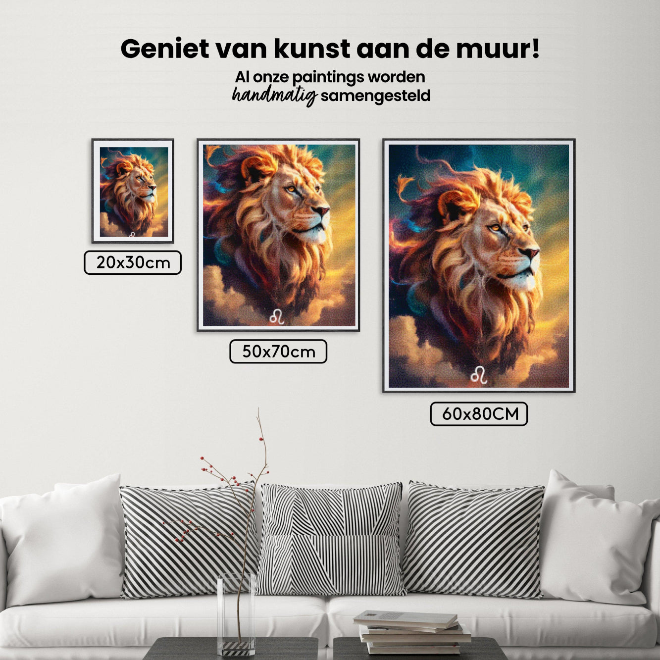 Diamantmaleri - Stjernetegn - Løve