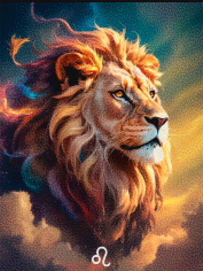 Diamantmaleri - Stjernetegn - Løve