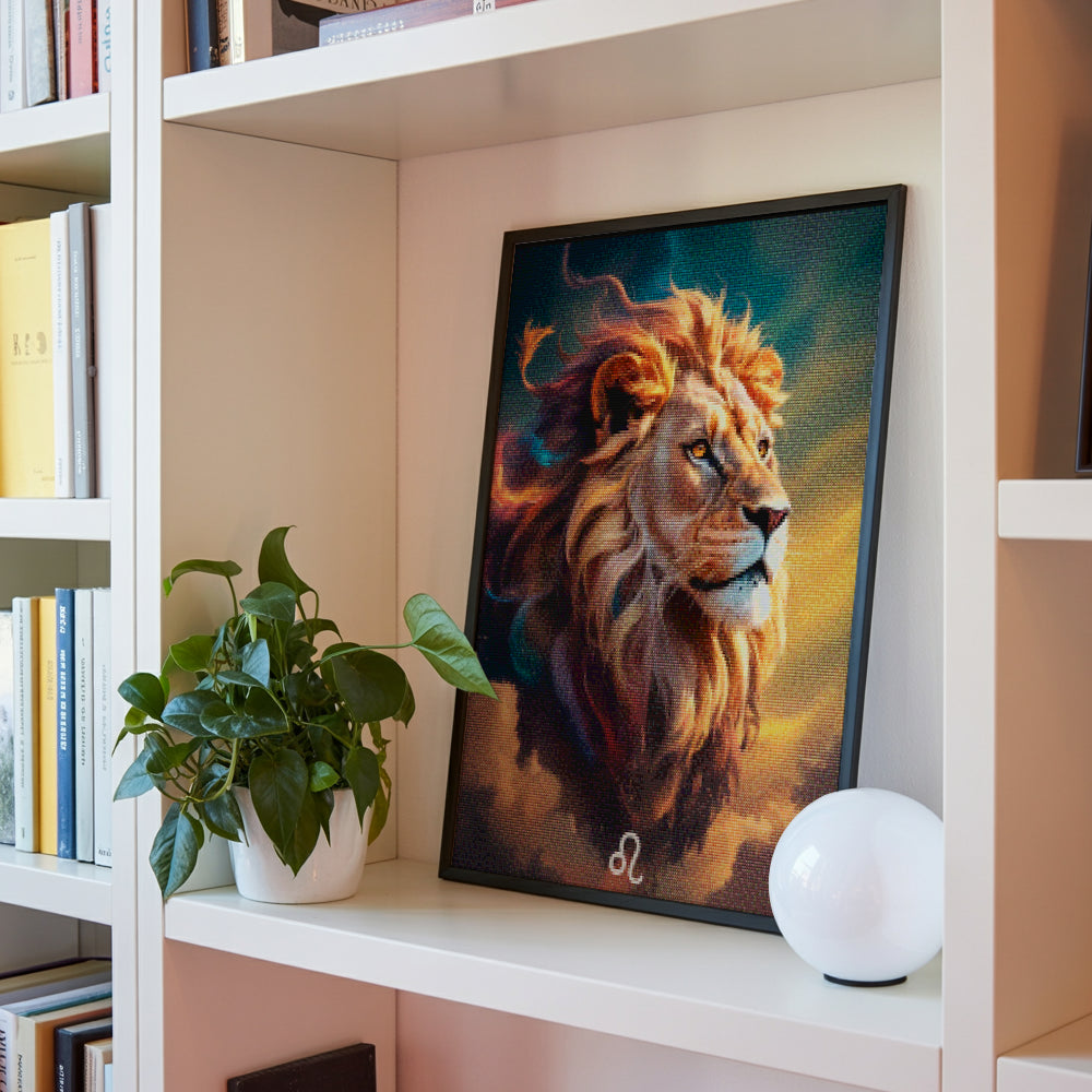 Diamantmaleri - Stjernetegn - Løve