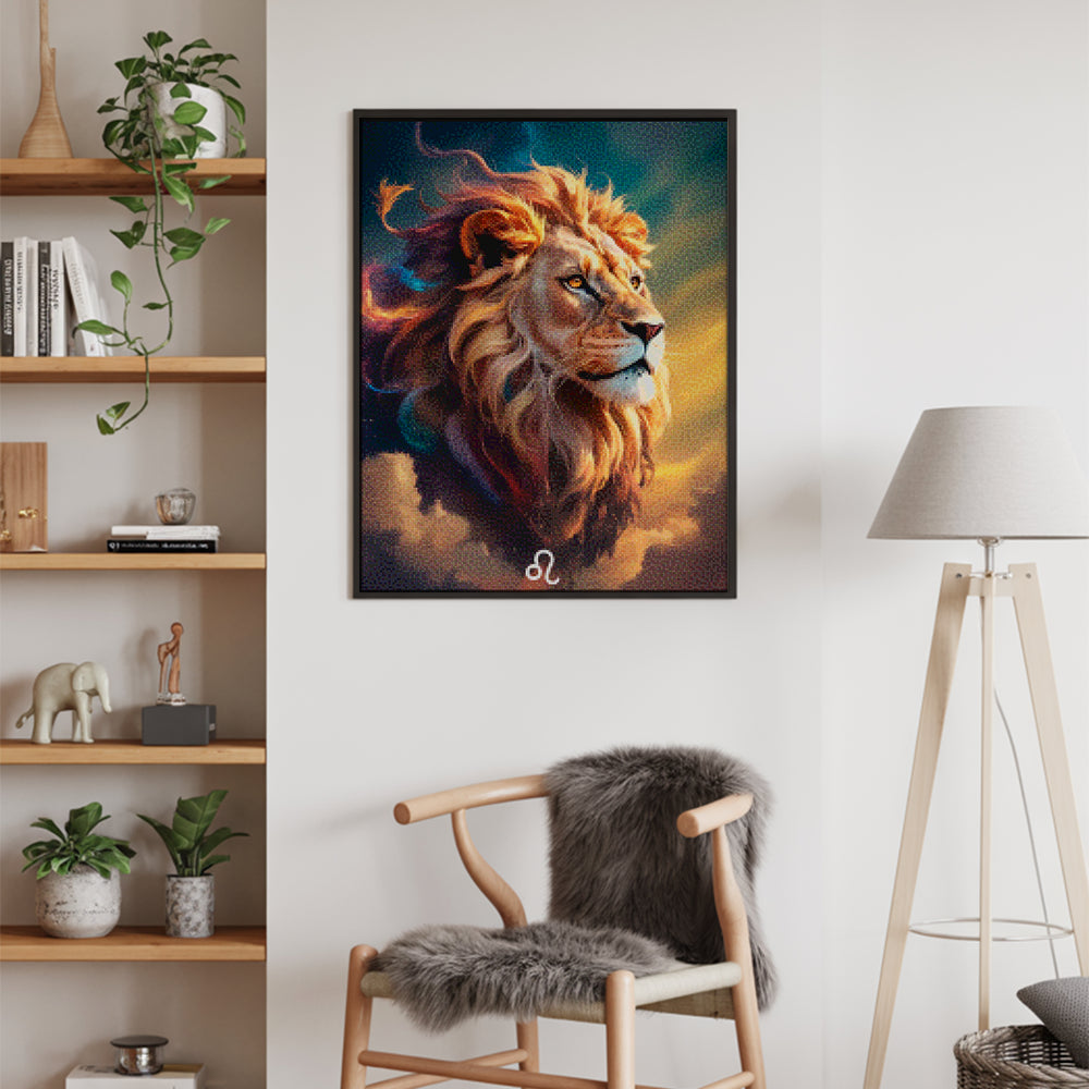Diamantmaleri - Stjernetegn - Løve