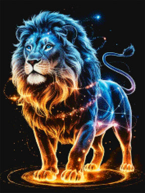 Diamantmaleri - Stjernetegn - Løve