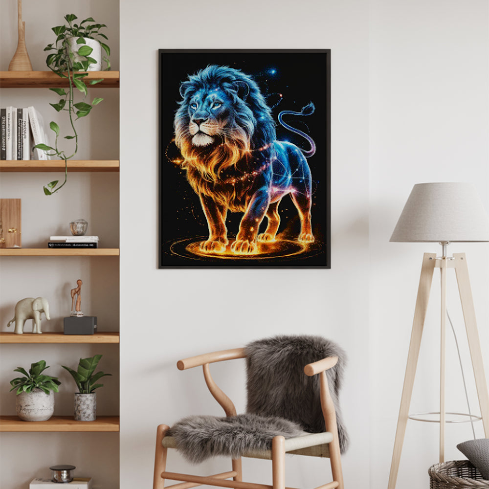 Diamantmaleri - Stjernetegn - Løve