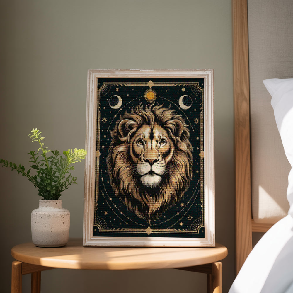 Diamantmaleri - Stjernetegn - Løve