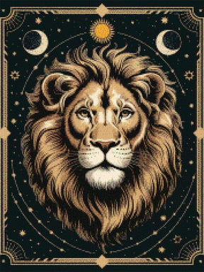 Diamantmaleri - Stjernetegn - Løve