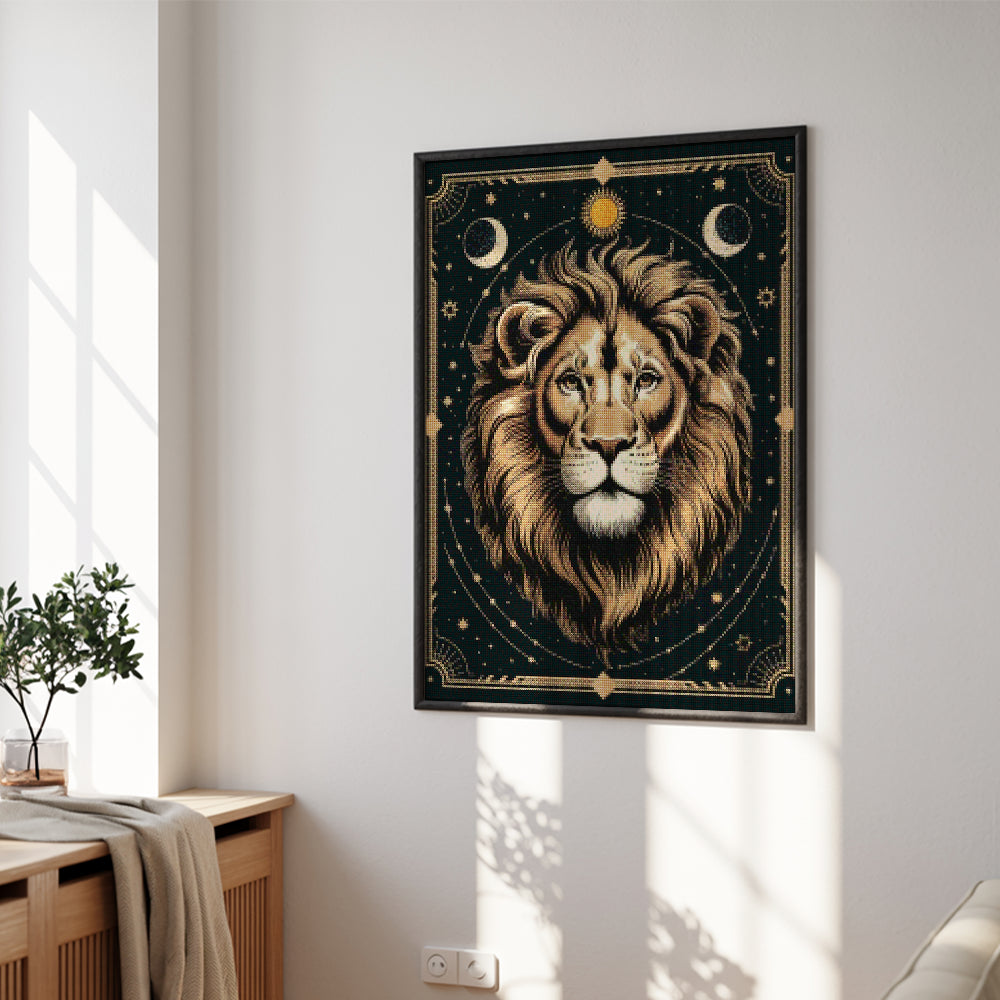 Diamantmaleri - Stjernetegn - Løve