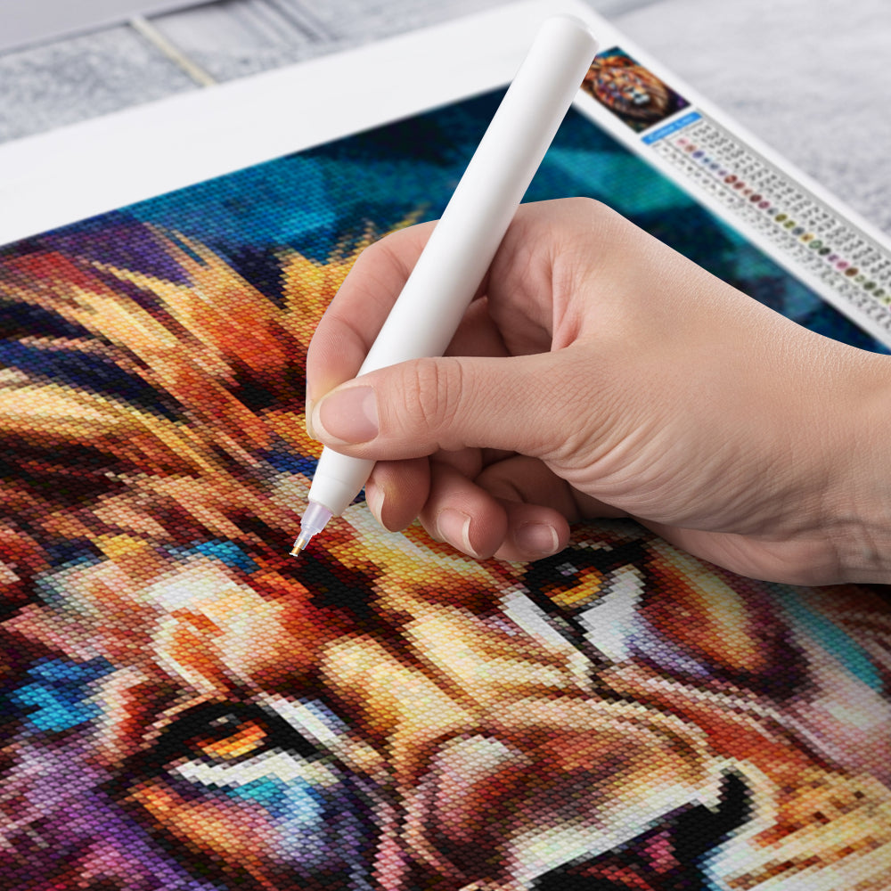 Diamantmaleri - Stjernetegn - Løve