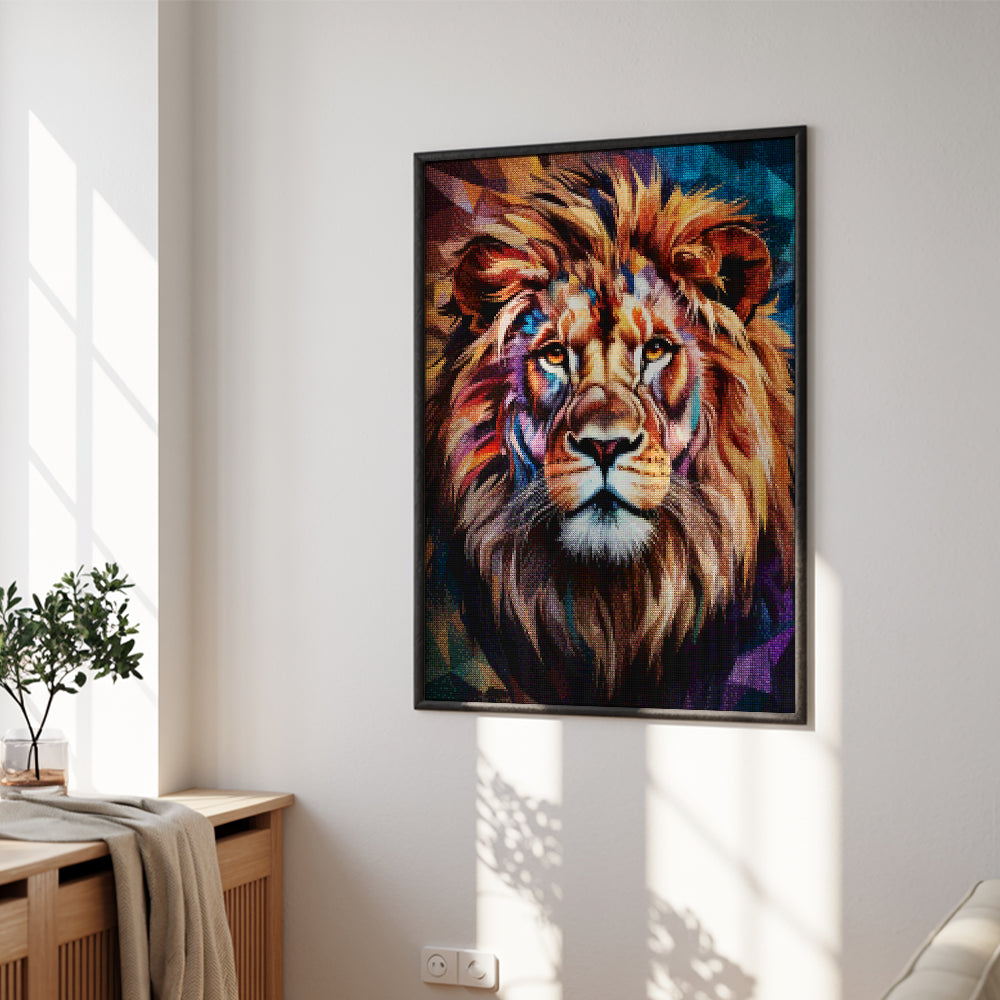Diamantmaleri - Stjernetegn - Løve