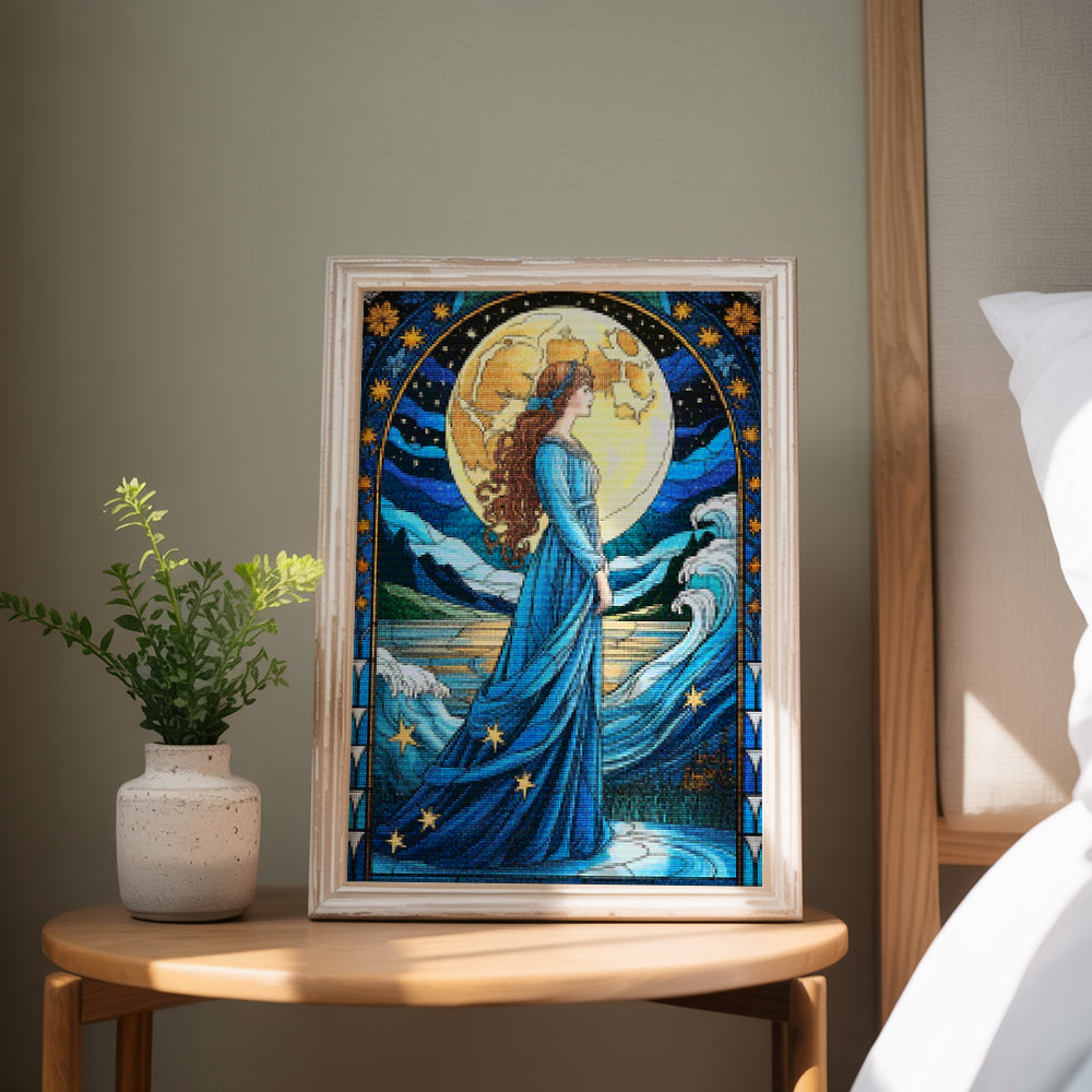 Diamantmaleri - Stjernetegn - Jomfruen